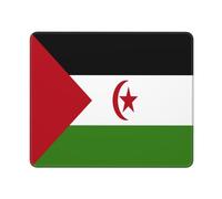 Tappetino per Mouse Flag of Western Sahara Print Mousepad Waterproof Desk Mat Pulire Tappetino Scrivania per Ufficio Gaming Laptop 25X30Cm