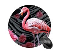 Tappetino per mouse Flamingo con base in gomma antiscivolo, tappetino per mouse da gioco, mouse wireless, accessori da scrivania per casa, ufficio, computer portatile