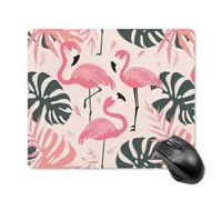 Tappetino per Mouse Flamingo Tappetino Mouse Gaming Base Antiscivolo in Gomma Facile da Pulire Sottomano, per Computer, Laptop, Casa, 25x30cm