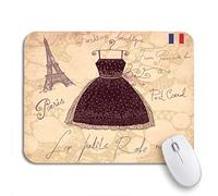 Tappetino Per Mouse French Black Dress Sketch Beauty Boutique Classical Collection Couture Tappetini Mouse Antipolvere Tappetino Per Il Mouse Antiscivolo, Per Computer, Casa, 25 x 30cm