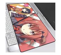 Tappetino per mouse Gabriel DropOut Speed, tappetino per mouse anime XXL, 800x300mm, tappetino per mouse extra large con base in gomma antiscivolo, bordi cuciti 3mm, per PC, E