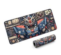 Tappetino Per Mouse Gaming Anime Grande Tappeto Per Scrivania, Base Gomma Antiscivolo Bordi Cuciti, Spessore 3mm Per PC Laptop Casa Ufficio(Gaod-03,900x400mm)
