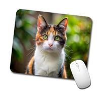 Tappetino per Mouse Gaming Calico Cat Photo Portatile Gaming Mouse Pad Lavabile Accessori Gaming per Mac Computer Ufficio 10X12In