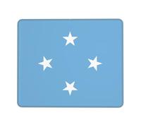 Tappetino per Mouse Gaming Flag of Micronesia Lavabile Mouse Pad Portatile Desk Mat per Computer Mac Gaming 10X12In