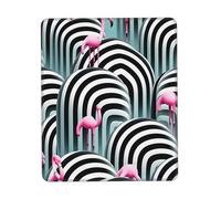 Tappetino per Mouse Gaming Flamingo Tappetino per mouse 10x12in | Antiscivolo Mousepad Bordi Cuciti per Laptop PC