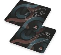 Tappetino per Mouse Gaming Magni Trade Invaders Set 2 Unità Nero 250 x 210 mm