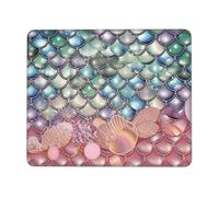 Tappetino per Mouse Gaming Pearl Fancy Scale Fishs Durevole Gaming Mouse Pad Confortevole Mousepad per Ufficio Mac Pc 10X12In