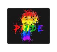 Tappetino per Mouse Gaming Rainbow Hearts Gay Pride Flag Colored Gaming