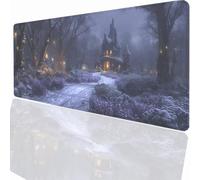 Tappetino per Mouse Gaming XXL 1000x500x3mm- Ufficio Mousepad Grande - Migliora la Velocità e la Precisione Tenuta Stabile Sottomano per Ufficio e Casa Accessori Scrivania Chiesa PjY11795 N-U