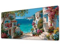 Tappetino per Mouse Gaming XXL 700x400x3 mm Tappetino Mouse Città Large Desk Mat With Non-Slip Rubber Base AAA Mousepad Impermeabile per PC, Games/Officep - Migliora la Precisione e la velocità zj-576