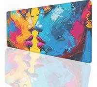 Tappetino per Mouse Gaming XXL 700x400x3mm- Ufficio Mousepad Grande - Migliora la Velocità e la Precisione Tenuta Stabile Sottomano per Ufficio e Casa Accessori Scrivania Astratto PjY4793 R-7