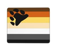 Tappetino per mouse Gay Bear Pride Flag Tappetino per Mouse da Gioco | 10x12in durevole Mousepad Antiscivolo per PC Laptop