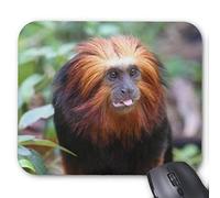 Tappetino per mouse Golden Tamarin Monkey di cucitura di precisione