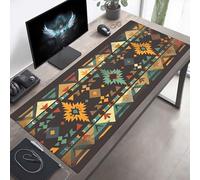 Tappetino per mouse Grande 1000x400x3mm Boemia Blu Tappetino per mouse da gioco, Computer con Base in Gomma Antiscivolo, Scorrimento Facile, Impermeabile, Materiali Durevoli, Portatile PjY2814 T-G