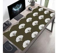 Tappetino per mouse Grande 100x40 cm Fiore Marrone Scuro Tappetino per mouse da gioco, Computer con Base in Gomma Antiscivolo, Scorrimento Facile, Impermeabile, Materiali Durevoli PjY8824 G-N