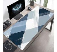 Tappetino per mouse Grande 100x50 cm Reticolo Blu Tappetino per mouse da gioco, Computer con Base in Gomma Antiscivolo, Scorrimento Facile, Impermeabile, Materiali Durevoli, Portatile PjY502 K-2