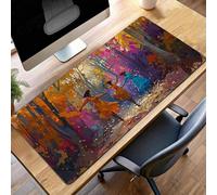 Tappetino per Mouse Grande 1200x600x3mm, Gaming Mouse Pad Blu Donna, con Fondo in Gomma Antiscivolo, per Mause Senza Fili, Laptop, Ufficio Casa, Lavabile, Arrotolabile, Regalo Uomo PjY7725 N-K