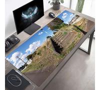 Tappetino per mouse Grande 120x60 cm Scale Blu Tappetino per mouse da gioco, Computer con Base in Gomma Antiscivolo, Scorrimento Facile, Impermeabile, Materiali Durevoli, Portatile PjY4463 D-B