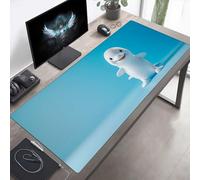 Tappetino per mouse Grande 140x60 cm Animale Blu Tappetino per mouse da gioco, Computer con Base in Gomma Antiscivolo, Scorrimento Facile, Impermeabile, Materiali Durevoli, Portatile PjY3575 H-X