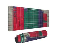 Tappetino per mouse grande, 30 x 80 cm, con base in gomma antiscivolo, per scuola, matematica, gioco