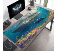 Tappetino per mouse Grande 90x40 cm Paesaggio Nave Da Crociera Tappetino per mouse da gioco, Computer con Base in Gomma Antiscivolo, Scorrimento Facile, Impermeabile, Materiali Durevoli PjY4419 E-0