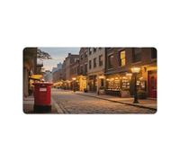 Tappetino per mouse grande, con stampa di ciottoli, opaco, per scrivania, impermeabile, per ufficio, tastiera e computer portatile, per scuola, ufficio, casa, 30,5 x 61 cm