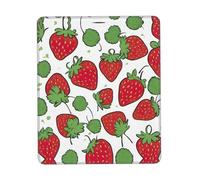 Tappetino per mouse grande con stampa di fragole, tappetino per mouse lavabile per computer desktop