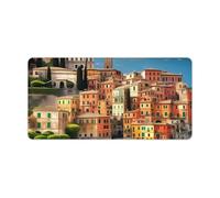Tappetino per mouse grande e bello Italia, 30,5 x 61 cm, impermeabile, antiscivolo, per tastiera da gioco, tappetino per mouse carino per computer portatile, casa, ufficio