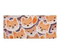 Tappetino per mouse grande per scrivania, non lavabile, per scrivania, per giocare e giocare, 80 x 30 cm