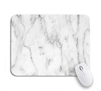 Tappetino per Mouse Gray Antique White Marble Abstract Black And Architecture Beautiful Tappetino Mouse Pad Personalizzato Impermeabile Tappetino Mouse Gaming, per Computer, Laptop, 25 x 30cm