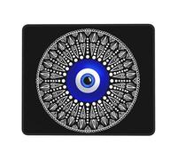 Tappetino Per Mouse Gr vil Eye Mandala Mousepad Multifunzione Mouse Pad Waterproof Tappetino Per Tastiera Per Laptop Computer Portatile Mac 25X30Cm