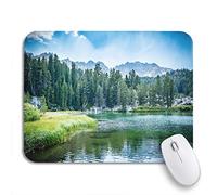 Tappetino Per Mouse Green Emerald Lake In The Mammoth Lakes Basin Appear Tappetino Mouse Base Antiscivolo In Gomma Facile Da Pulire Tappetino Mouse Piccolo, Per Gaming Mouse, Computer, 25 x 30cm