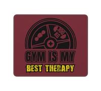 Tappetino Per Mouse Gym Is My Best Therapy Tappetino Mouse Gaming Pulire Mousepad Waterproof Tappetino Per Tastiera Per Ufficio Gaming Laptop 25X30Cm