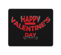 Tappetino Per Mouse, Happy Loves Day Tappetini Per Il Mouse Antiscivolo Gaming Mousepad Multifunzionale Tappetino Mouse Pad Per Pc Laptop 25X30Cm