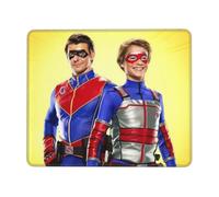 Tappetino per mouse Henry Danger con bordo cucito, base in gomma antiscivolo, tessuto in lycra lavabile, compatibile con computer e laptop.