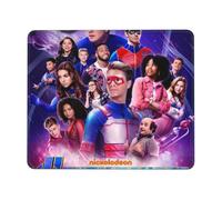 Tappetino per mouse Henry Danger con bordo cucito, compatibile con computer e laptop, base in gomma antiscivolo, tessuto in lycra lavabile.