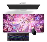 Tappetino per mouse Honkai Impact 3rd Elysia Tappetino per scrivania Anime Tappetino per tastiera Tappetini per mouse grandi Tappetini per mouse in gomma