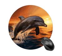 Tappetino per mouse Horse & Rose, multi-formato, con blocco in gomma, base in gomma antiscivolo