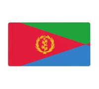 Tappetino per mouse in gomma con bandiera dell'Eritrea, 40,6 x 74,9 cm, forte adesione, durevole, adatto per una vasta gamma di occasioni