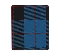 Tappetino per mouse in gomma morbida multi-formato con bordo di bloccaggio e motivo tartan della famiglia Guthrie Clan, design verticale, 8,3 x 10,3 pollici