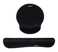 Tappetino per mouse in memory foam con gel a lento ritorno elastico, design ergonomico per il massimo supporto e sollievo dal dolore al polso,