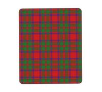 Tappetino per mouse in morbida gomma con bordo di bloccaggio, motivo scozzese Mackintosh Tartan Plaid, multi-dimensione, design verticale, 7,9 x 9,5 pollici
