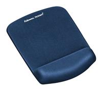 Tappetino per mouse in peluche Fellowes con poggiapolsi Blu