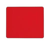 Tappetino per mouse in tinta unita, rosso, 19 x 24 cm, tappetino per mouse da gioco, multi-codice