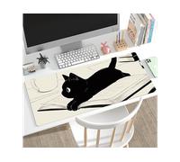 TAPPETINO PER MOUSE INF Gattino - 1 pezzo, superficie extra large 90x40 cm, Crema