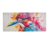 Tappetino per mouse lavabile con animali dai colori vivaci per scrivere sottile tappetino per mouse da gioco 80 x 30 cm