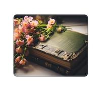 Tappetino per mouse lavabile per computer con base in gomma antiscivolo, vecchio libro, tappetino per mouse per laptop, accessori da scrivania, tappetino per mouse da gioco, per ufficio, tavolo