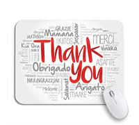 Tappetino Per Mouse Love Thank You Word Cloud In All Languages Multi Mousepad Forma Rettangolare Antipolvere Tappetino Mouse Gaming, Per Gaming Mouse, Scrivania, 25 x 30cm