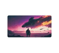 Tappetino per mouse lungo, guerra futuristica nello spazio, extra large, 30x60 cm, grande sottomano per computer da gioco, laptop, casa, ufficio, viaggi