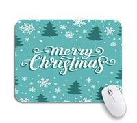 Tappetino Per Mouse Merry Christmas Text Calligraphic Lettering New Year And Xmas Tappetini Mouse Impermeabile Tappetino Per Il Mouse Antiscivolo, Per Ufficio, Gaming Mouse, 25 x 30cm